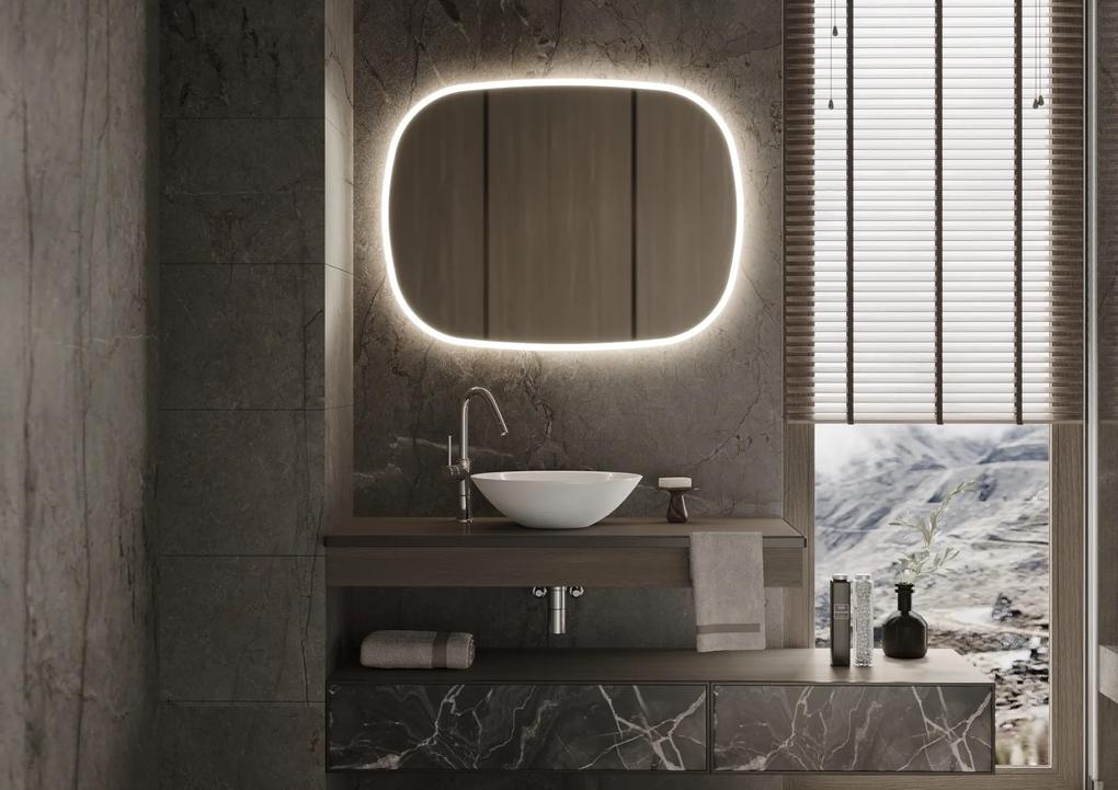 Martens Design Parijs spiegel met LED verlichting, spiegelverwarming en sensor 120x80cm