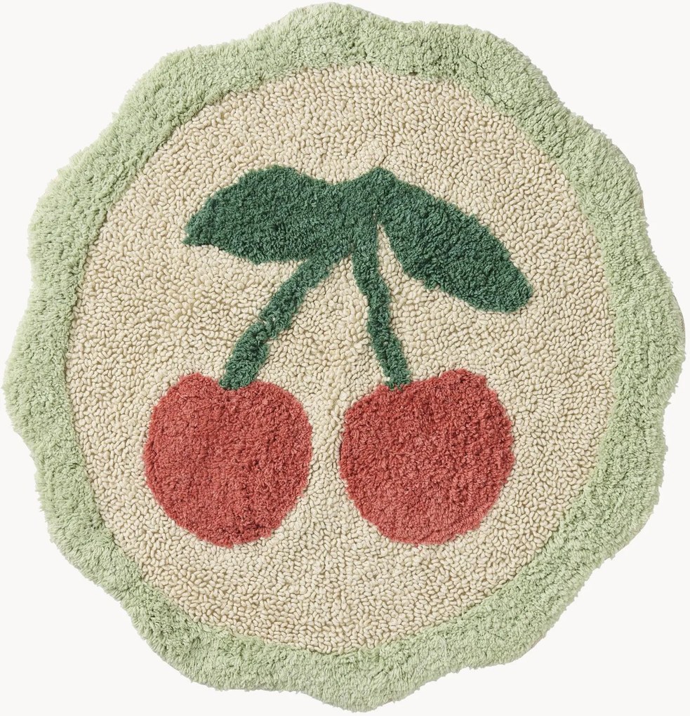 Katoenen badmat Cerise