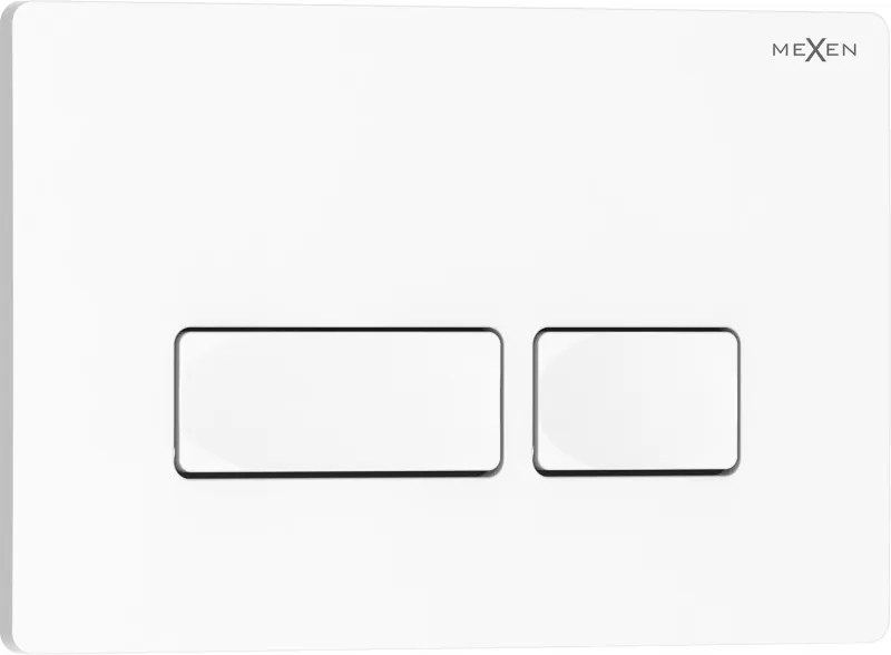 Mexen Tex 04 spoelknop, glanzend wit - 6104-01