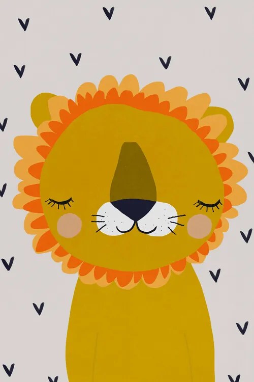 Ilustratie Little Lion, Treechild