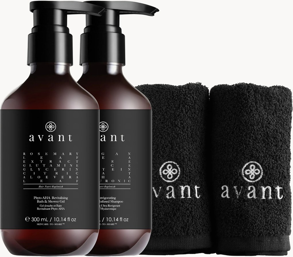Bad- & haarverzorgingsroutine set Wellness, 4-delig