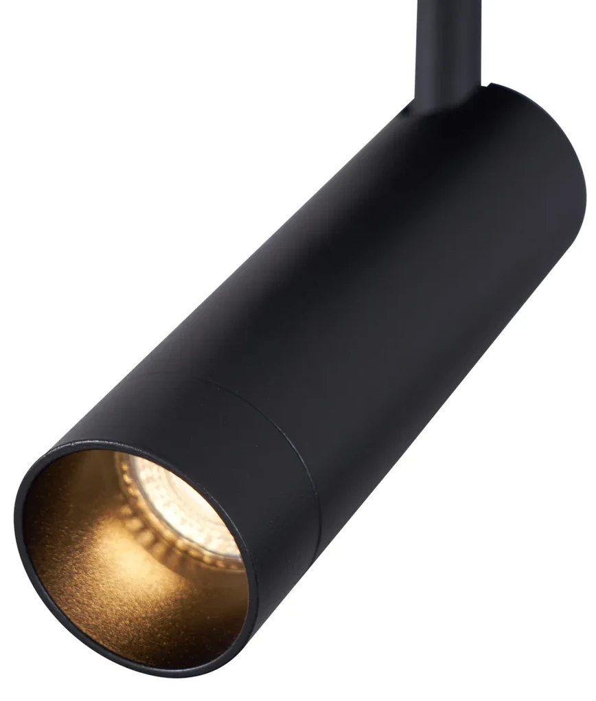 Afgerond plafondSpot / Opbouwspot / Plafondspot zwart GU10 35mm 3-lichts draai- en kantelbaar - Kate Modern GU10 Binnenverlichting Lamp