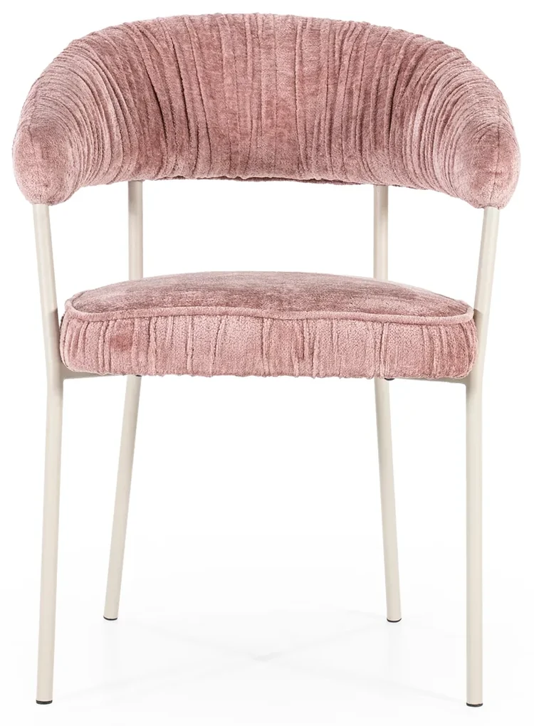 Eleonora Lizzy Roze Eetkamerstoel Klassiek Design