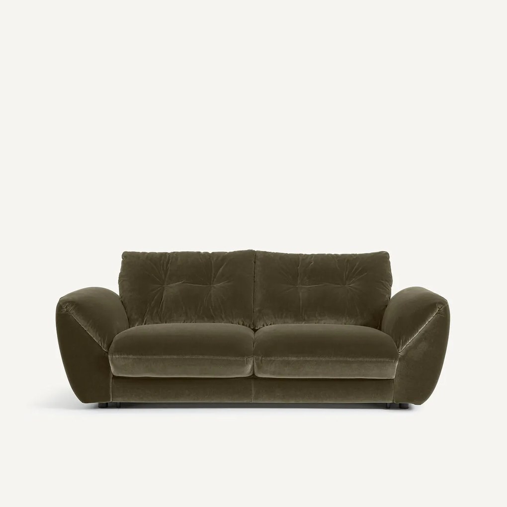 Omvormbare 3-zitsbank van fluweel Edgar