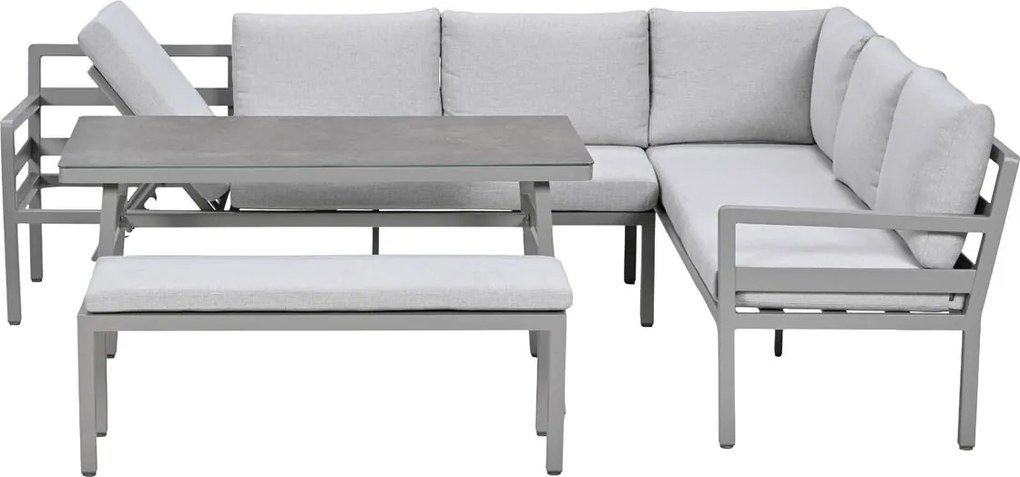 Garden Impressions Markus lounge dining set 4-delig - taupe