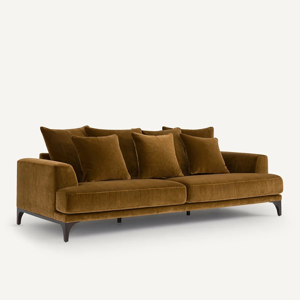 Bank, 3- of 4-zits, fluweel, ARMENTO