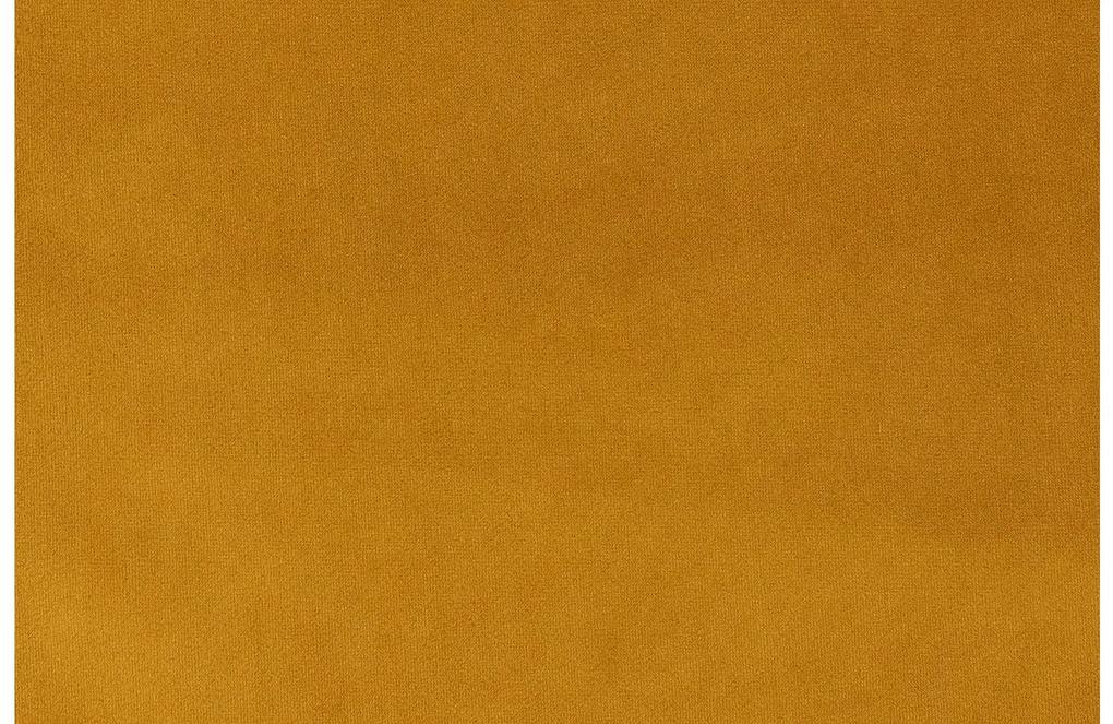 Goossens Excellent Eetkamerstoel Binn Velvet geel stof graden draaibaar met return functie met armleuning, stijlvol landelijk
