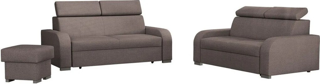 Gestoffeerde meubelset Ovos I, Afwezig, 151 kg, Afwezig, Stof, Poten: Kunststof, Hout, Hout: Grenen