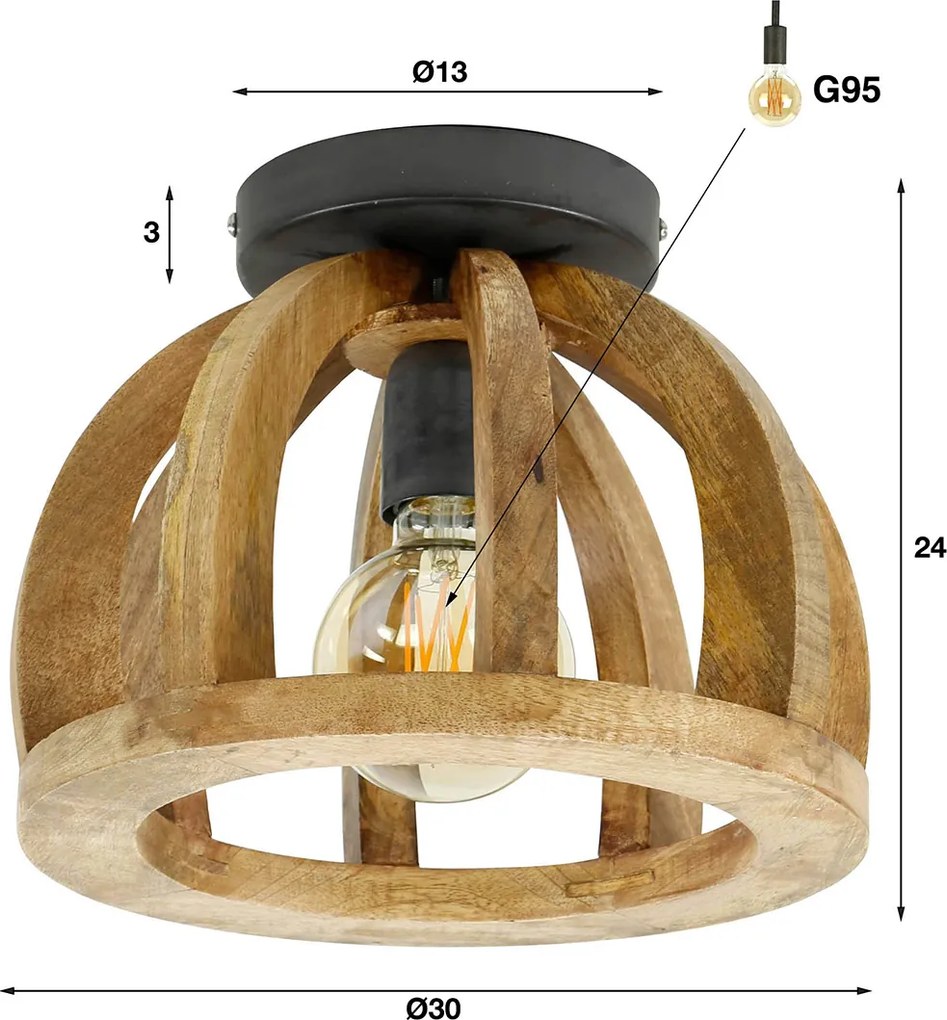 Plafondlamp Van Mangohout