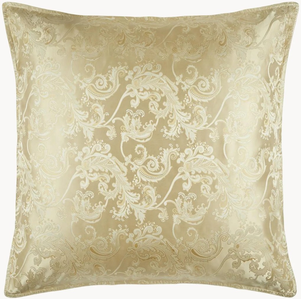 Kussensloop Jacquard Gold van 6A premium moerbeizijde, 26 momme
