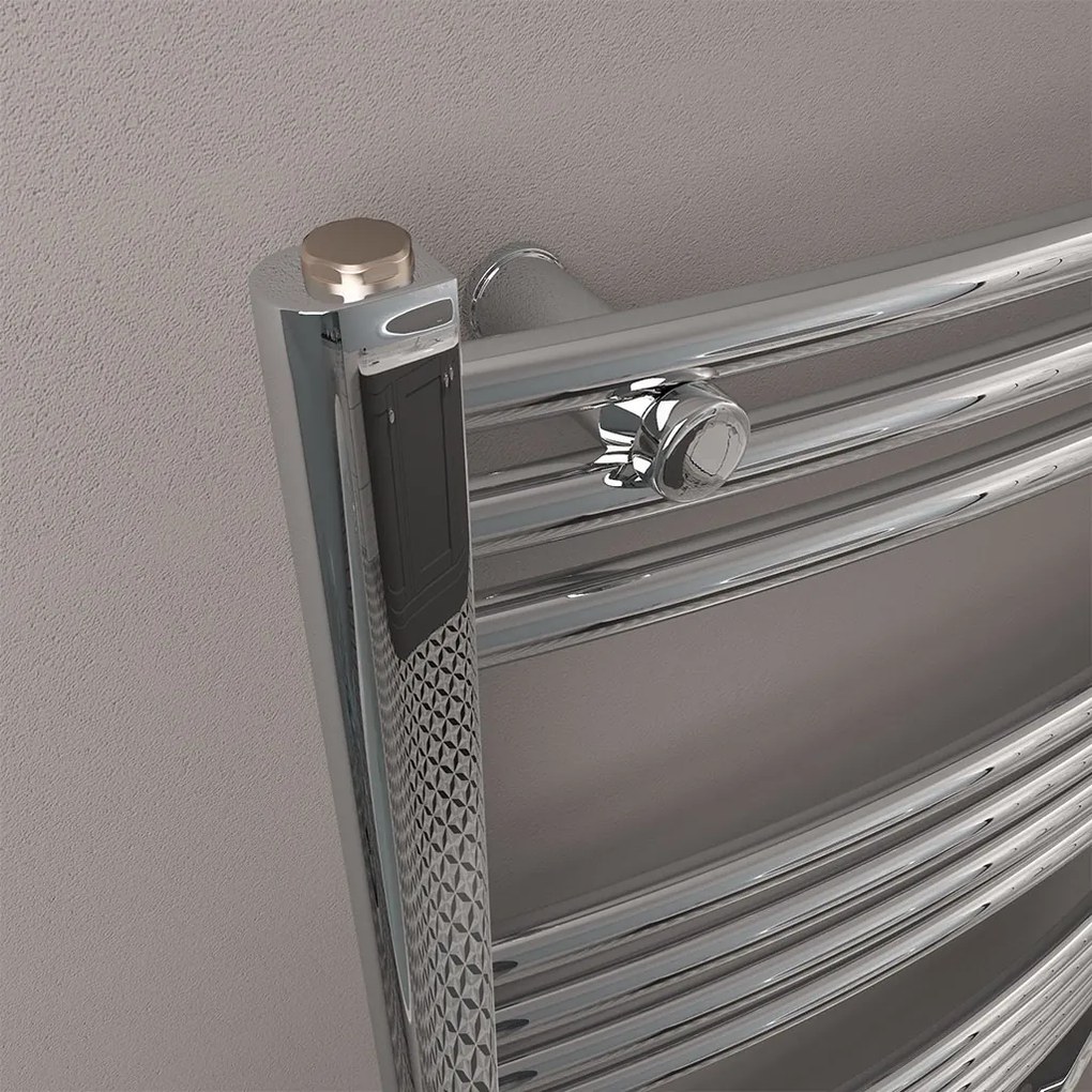 Eastbrook Wendover gebogen handdoekradiator 40x160cm 399W chroom