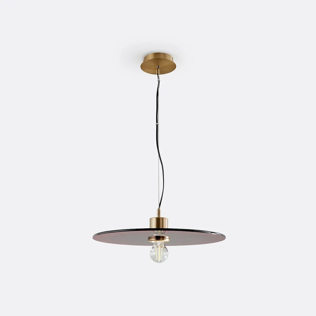 Hanglamp in gekleurd glasØ42,5 cm, Mora