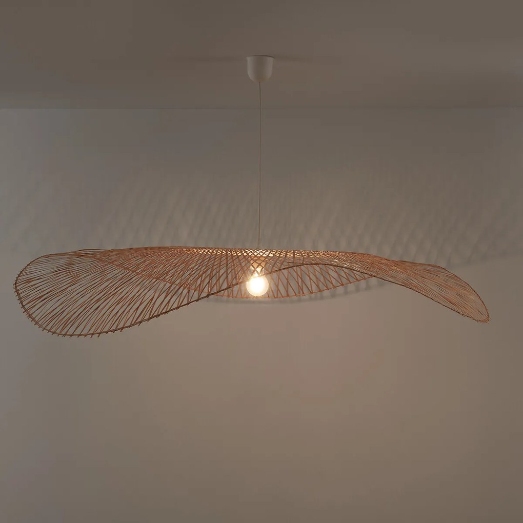Hanglamp in bamboeØ130 cm, Ezia
