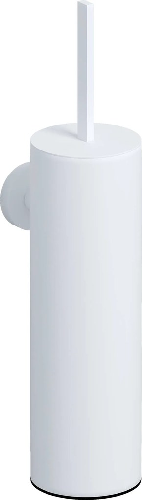 Flat Toiletborstelgarnituur wand 8x11,5x35 cm Mat Wit