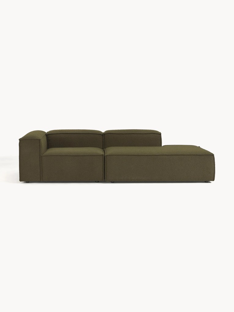 Modulaire chaise longue Lennon van bouclé