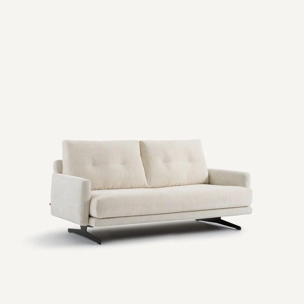 2-zitsbank in chenille fluweel, Delicato