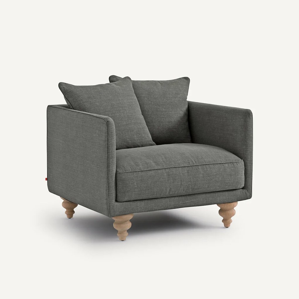 Fauteuil katoen/linnen, Lazare