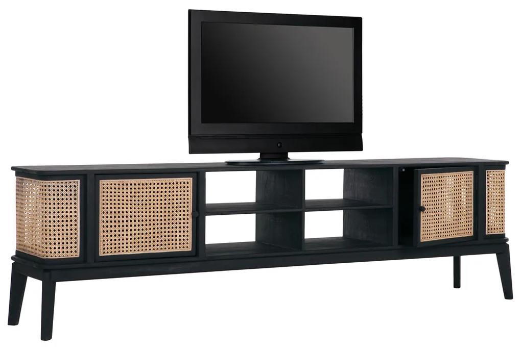 Must Living Raffles Webbing Tv-meubel Ronde Hoeken 213 Cm - 213x40x60cm.
