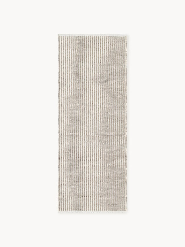 Handgeweven gestreepte in- & outdoor loper Turner