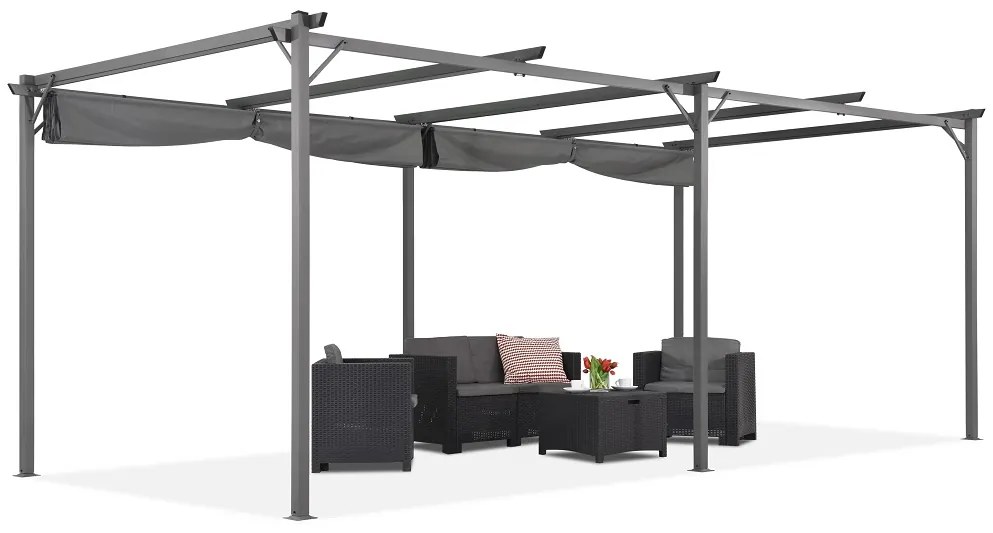 Bruine La Palma 3x4m Tuinpunt terraspergola