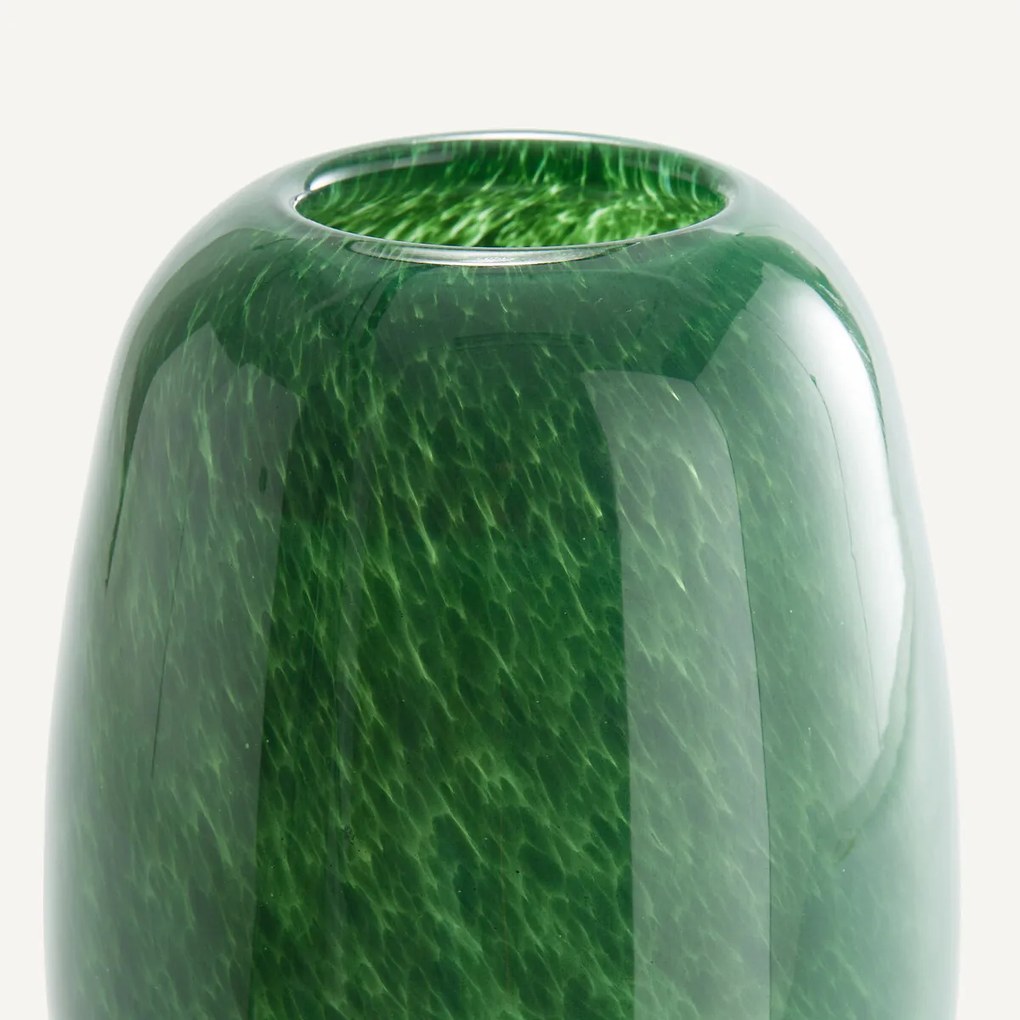 Flesvaas van geblazen glas, H30,5 cm, Stine