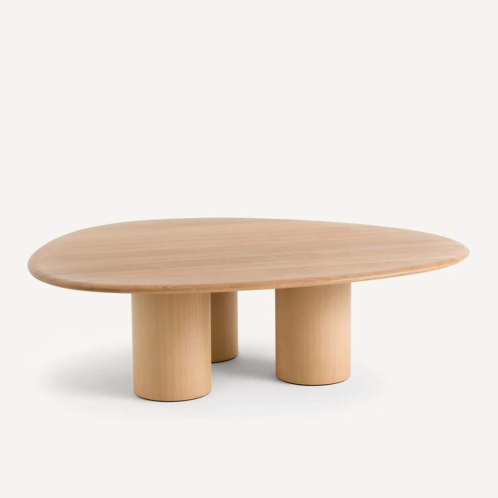 Salontafel van eikenhout en fineer, Brasero