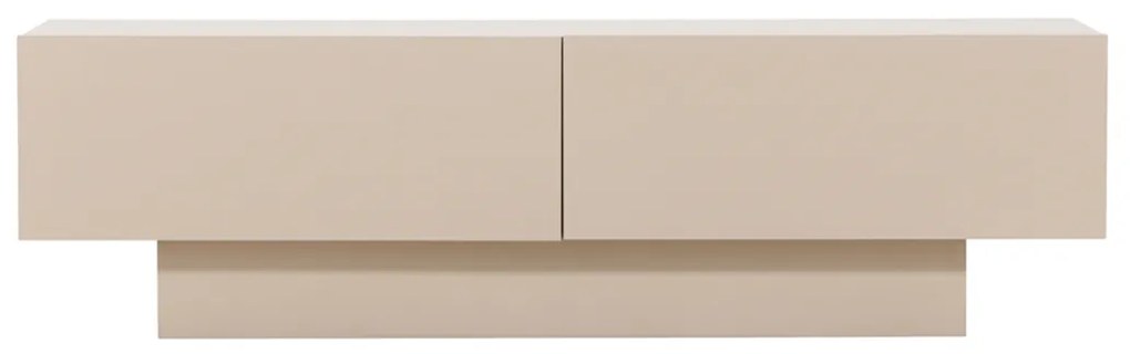 TV Meubel Met Opbergruimte Beige - 160x47x45cm.