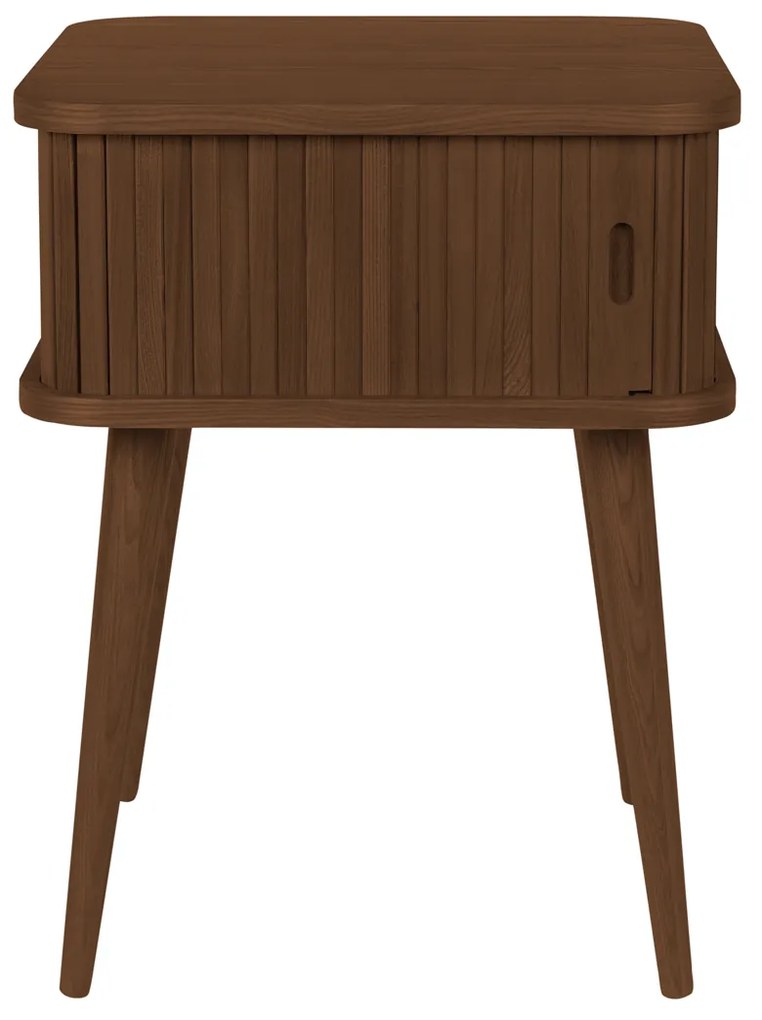 Zuiver Barbier Walnut Retro Nachtkastje Walnoot - 45x45x59cm.