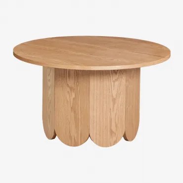 Ronde Salontafel Ø80 Cm Van Vinesey Style Hout Essenfineer - Sklum