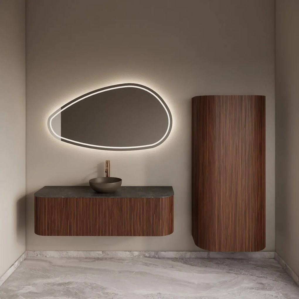 Gliss Design Alluro kolomkast 160cm walnut
