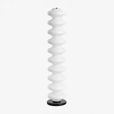 Jayne Led-vloerlamp Wit - Sklum