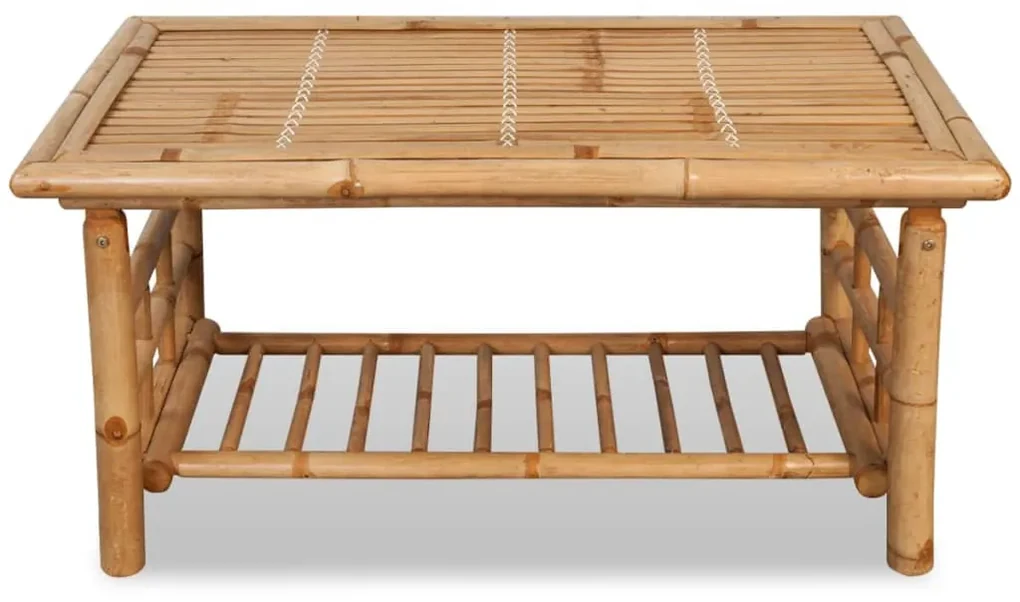 vidaXL Salontafel bamboe 90x50x45 cm