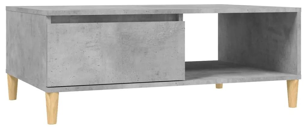 vidaXL Salontafel 90x60x35 cm spaanplaat betongrijs