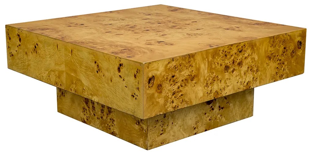 Dutchbone Quinn Vierkante Salontafel Naturel - 90 X 90cm.