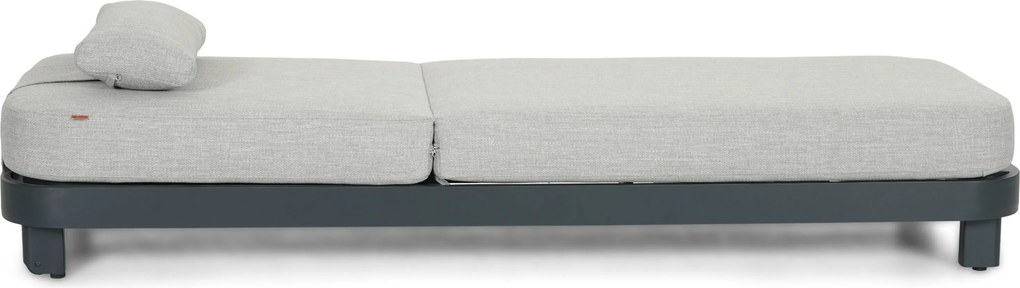 Santika Nanda Ligbed Aluminium Grijs