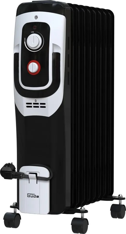 Güde Elektrische Olieradiator OR 2000-9 – 2000W – 9 Ribben – 3 Warmtestanden