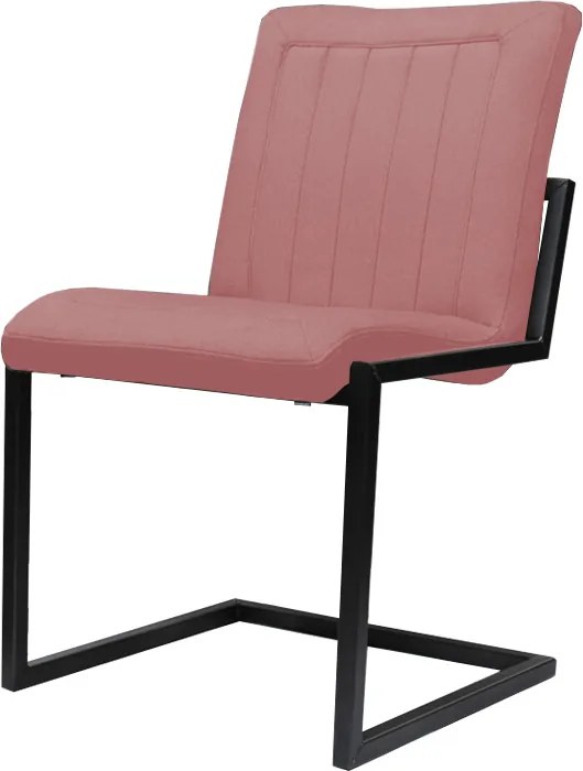 Eetkamerstoel - Lara - stof Element roze 10