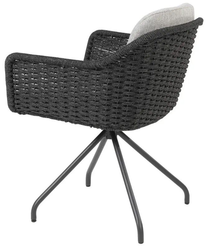 4 Seasons Outdoor Focus dining chair antraciet SALE  Tuinstoel    antraciet weerbestendig