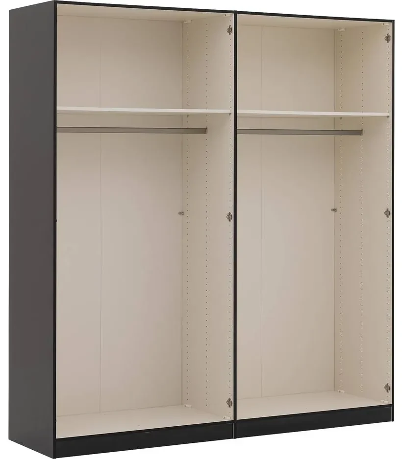 Goossens Kledingkast Easy Storage Ddk, Kledingkast 203 cm breed, 220 cm hoog, 4x draaideur