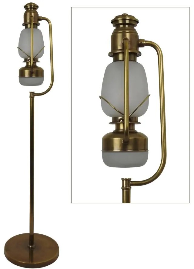 Vloerlamp Chester Antiek Messing