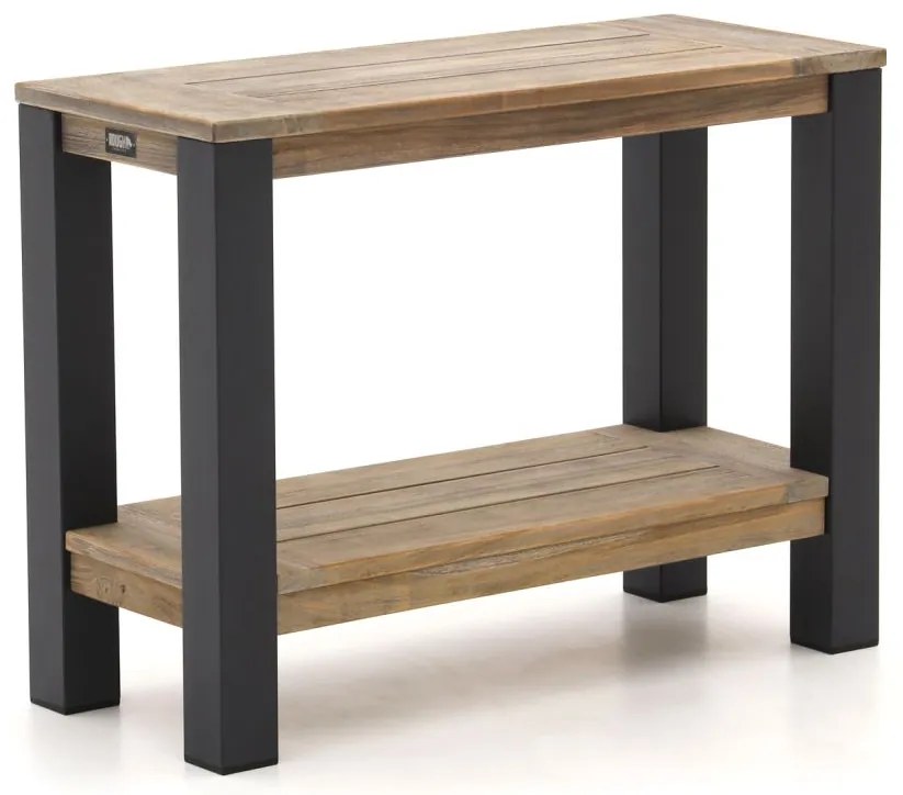 Sidetables (wandtafel) ROUGH | Rechthoekig  | Tuintafel Teakhout | 100x42cm | Kees Smit Tuinmeubelen