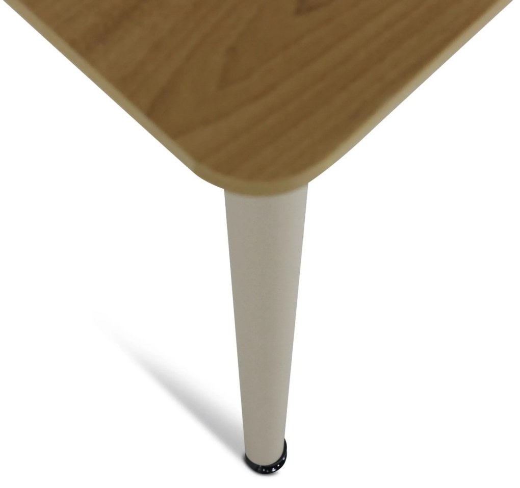 Dining Tuintafel rechthoekig  240 x 92 cm Aluminium/Polywood (teakfinish) Taupe Matale