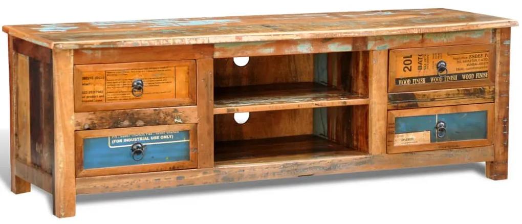 Medina Tv-meubel met 4 lades gerecycled hout
