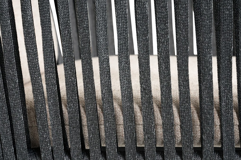 Tuinstoel Rope Grijs-antraciet Domani Furniture Trivento