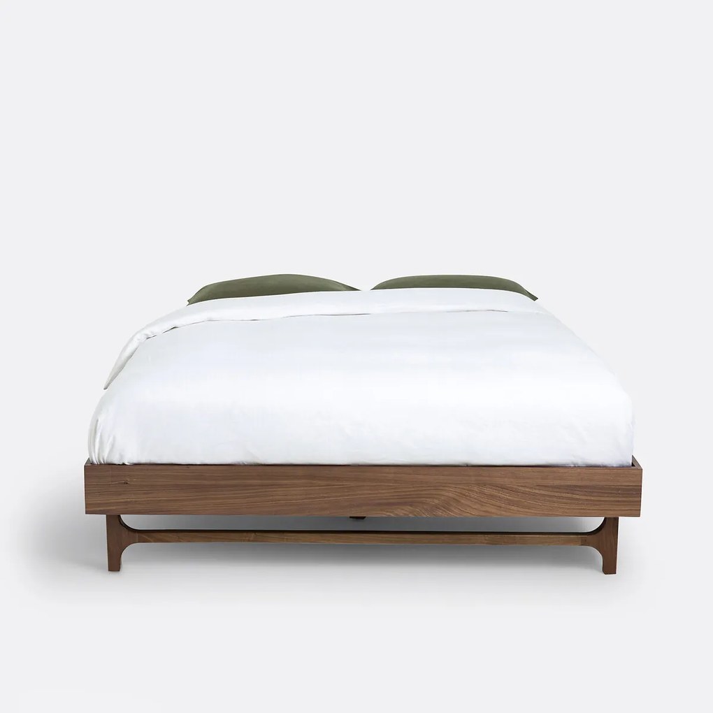 Vintage bed met lattenbodem, Larsen