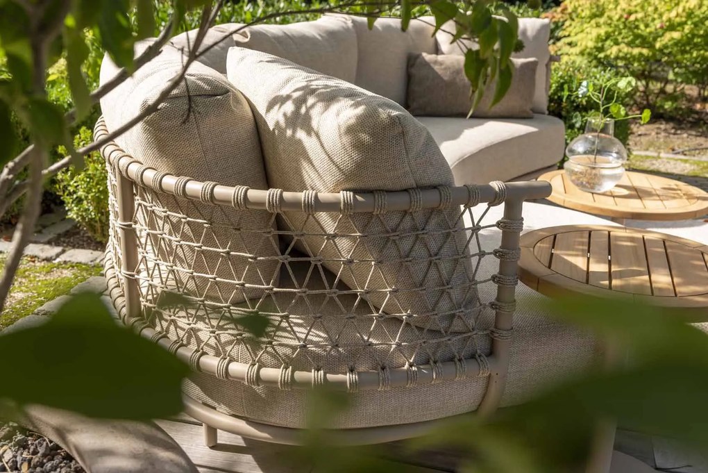 4 Seasons Outdoor Sardinia chaise loungebank latte SALE  Loungeset    beige weerbestendig