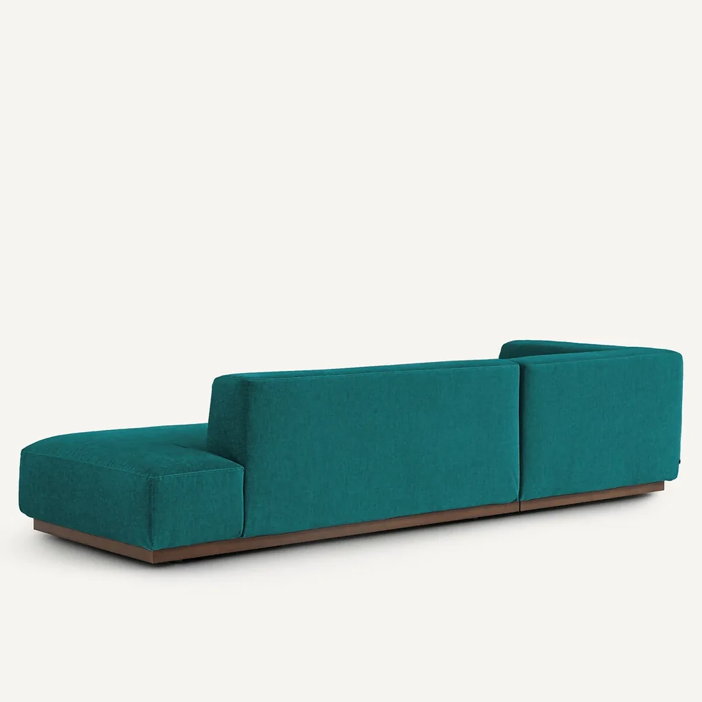 Linker hoekbank XL chenille fluweel, Jacopo
