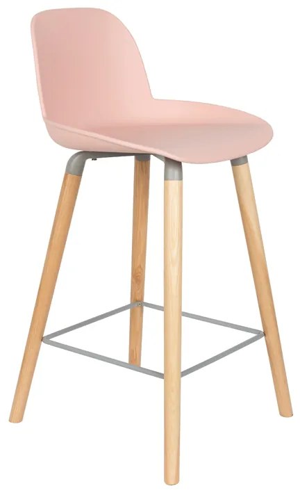 Zuiver Albert Kuip Design Barkruk Roze