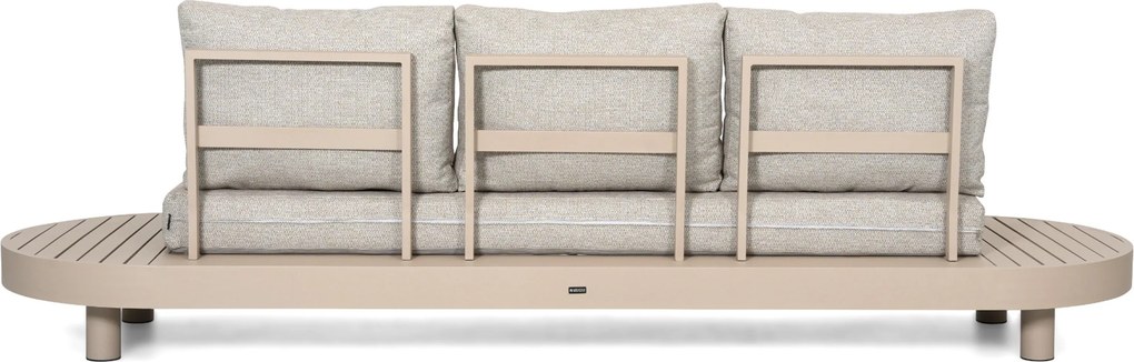 Stoel en Bank Loungeset 5 personen Aluminium Zand/Beige  Lifestyle Garden Furniture Organio