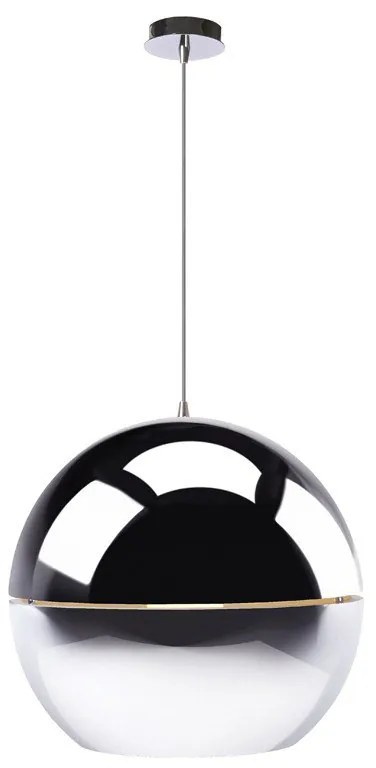 Zuiver Retro '70 Chromen Design Hanglamp 50 Cm